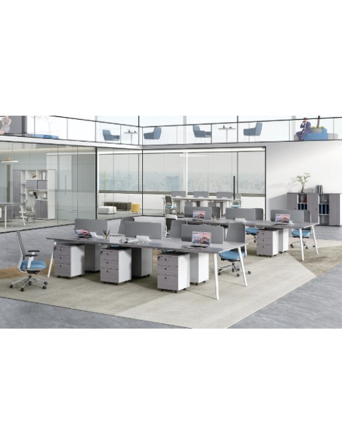 وحدة عمل جماعية (Workstation) بتصميم عصري